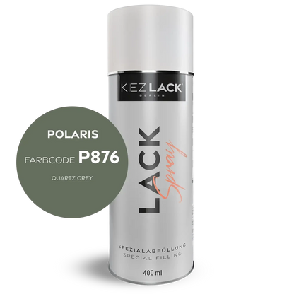 Kiezlack 1K Motorradlack Spraydose Polaris P876 QUARTZ GREY