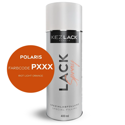 Kiezlack 1K Motorradlack Spraydose Polaris PXXX RIOT LIGHT ORANGE
