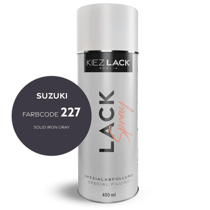 Kiezlack 1K Motorradlack Spraydose Suzuki 227 SOLID IRON GRAY