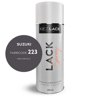 Kiezlack 1K Motorradlack Spraydose Suzuki 223 GRAY METALIC
