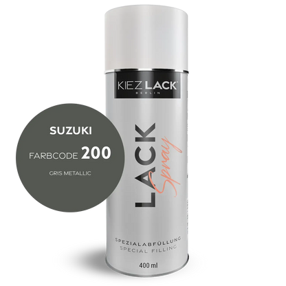 Kiezlack 1K Motorradlack Spraydose Suzuki 200 GRIS METALLIC