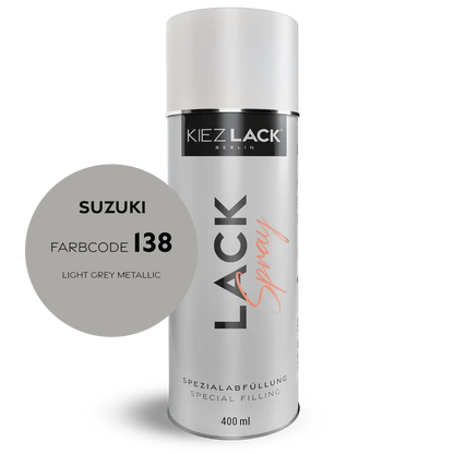 Kiezlack 1K Motorradlack Spraydose Suzuki 138 LIGHT GREY METALLIC