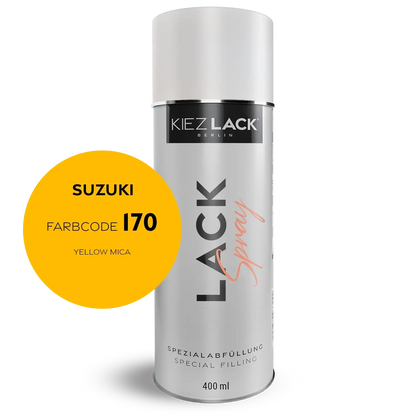 Kiezlack 1K Motorradlack Spraydose Suzuki 170 YELLOW MICA