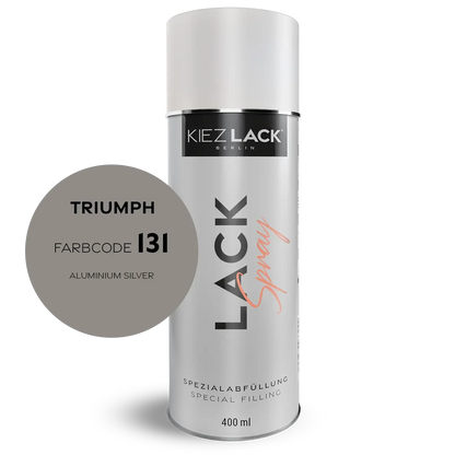 Kiezlack 1K Motorradlack Spraydose Triumph 131 ALUMINIUM SILVER