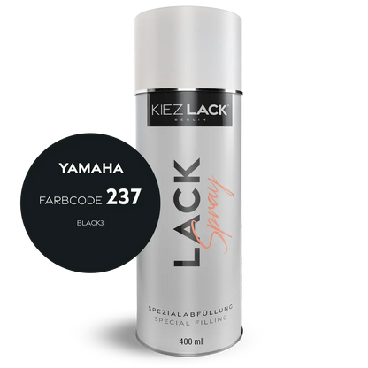 Kiezlack 1K Motorradlack Spraydose Yamaha 237 BLACK3