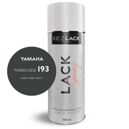Kiezlack 1K Motorradlack Spraydose Yamaha 193 DARK GREY MATT