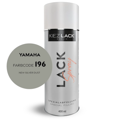 Kiezlack 1K Motorradlack Spraydose Yamaha 196 NEW SILVER DUST