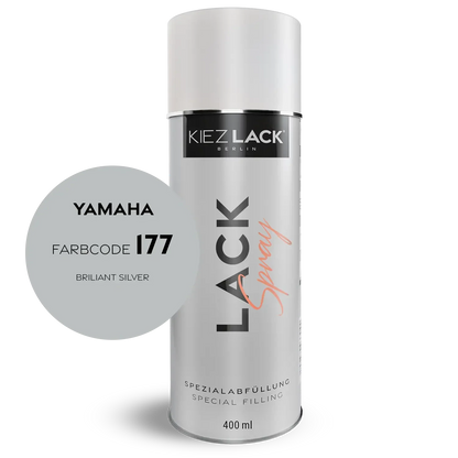 Kiezlack 1K Motorradlack Spraydose Yamaha 177 BRILIANT SILVER