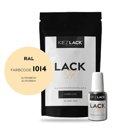 Kiezlack Lackstift Autolack Lackstift RAL 1014 ELFENBEIN