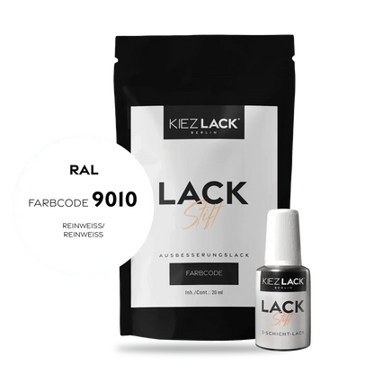 Kiezlack Lackstift Autolack Lackstift RAL 9010 REINWEISS