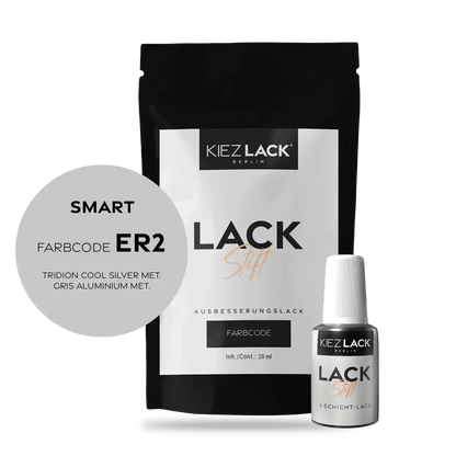 Kiezlack Lackstift Autolack Lackstift SMART ER2 TRIDION COOL SILVER MET.