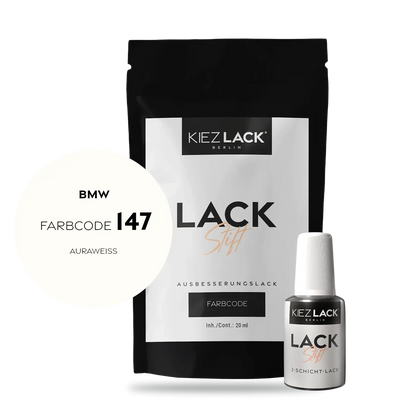 Kiezlack Motorradlack Lackstift BMW 147 AURAWEISS