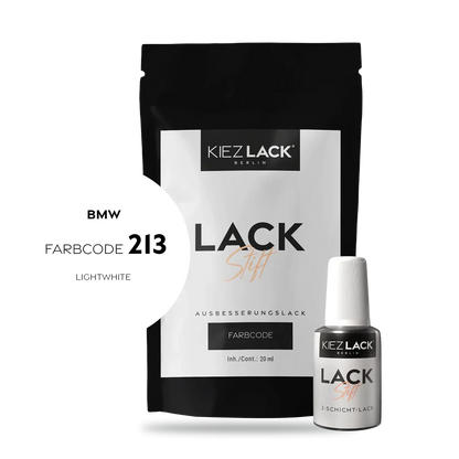 Kiezlack Motorradlack Lackstift BMW 213 LIGHTWHITE