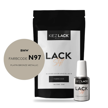 Kiezlack Motorradlack Lackstift BMW 224 PLATIN BRONZE METALLIC