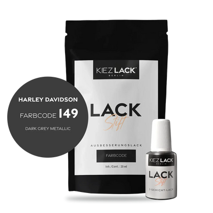 Kiezlack Motorradlack Lackstift Harley Davidson 149 DARK GREY METALLIC