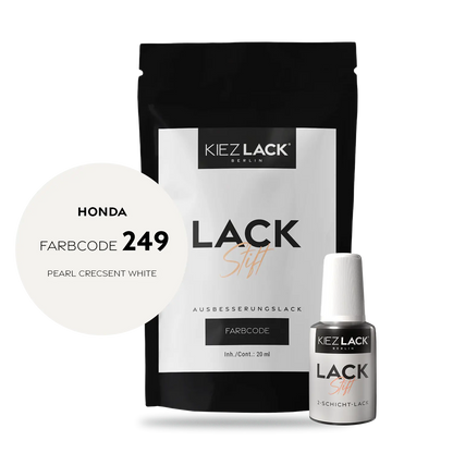 Kiezlack Motorradlack Lackstift Honda 249 PEARL CRECSENT WHITE