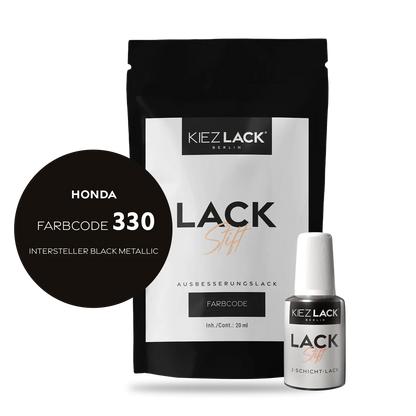 Kiezlack Motorradlack Lackstift Honda 330 INTERSTELLER BLACK METALLIC