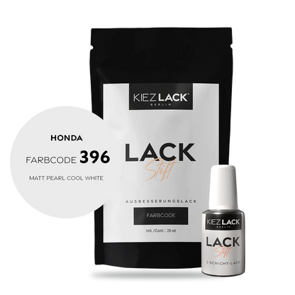 Kiezlack Motorradlack Lackstift Honda 396 MATT PEARL COOL WHITE