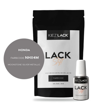 Kiezlack Motorradlack Lackstift Honda 340 MOONSTONE SILVER METALLIC