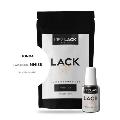 Kiezlack Motorradlack Lackstift Honda 274 SHASTA WHITE
