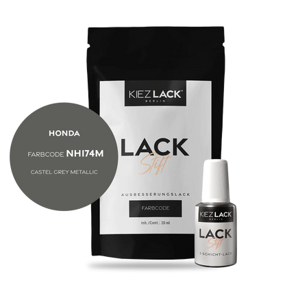 Kiezlack Motorradlack Lackstift Honda 308 CASTEL GREY METALLIC