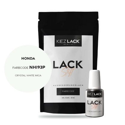 Kiezlack Motorradlack Lackstift Honda 252 CRYSTAL WHITE MICA