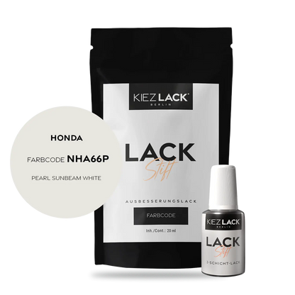 Kiezlack Motorradlack Lackstift Honda 323 PEARL SUNBEAM WHITE