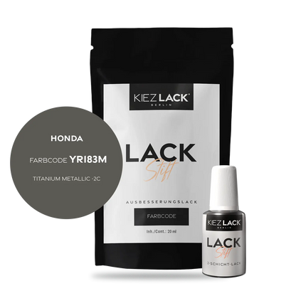 Kiezlack Motorradlack Lackstift Honda YR183M TITANIUM METALLIC -2C