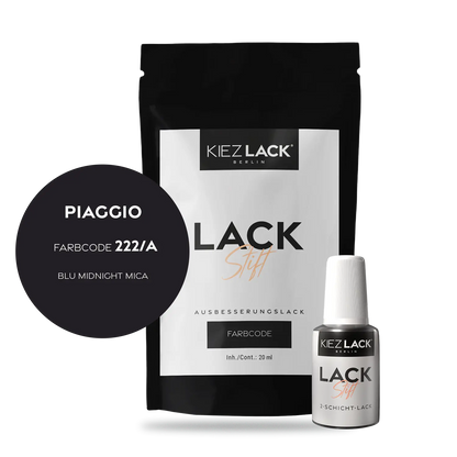 Kiezlack Motorradlack Lackstift Piaggio 222/A BLU MIDNIGHT MICA