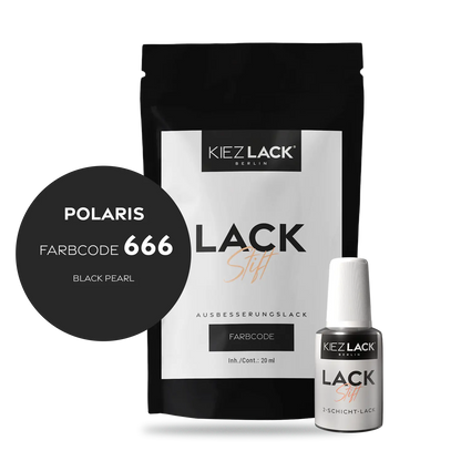Kiezlack Motorradlack Lackstift Polaris P666 BLACK PEARL