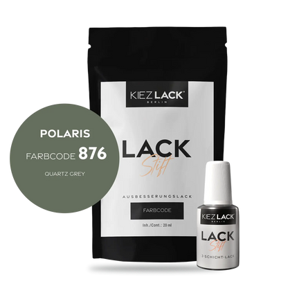 Kiezlack Motorradlack Lackstift Polaris P876 QUARTZ GREY