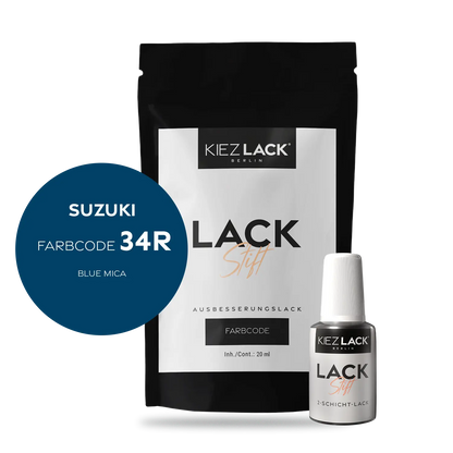 Kiezlack Motorradlack Lackstift Suzuki 221 BLUE MICA