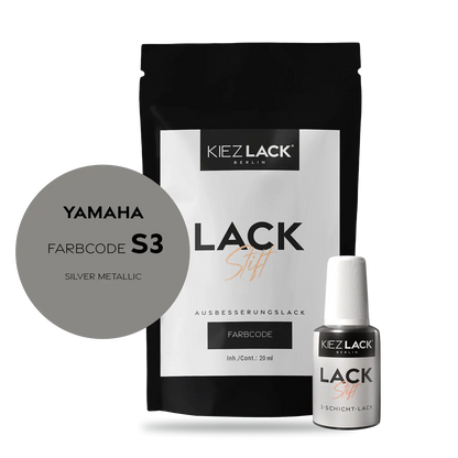Kiezlack Motorradlack Lackstift Yamaha 189 SILVER METALLIC