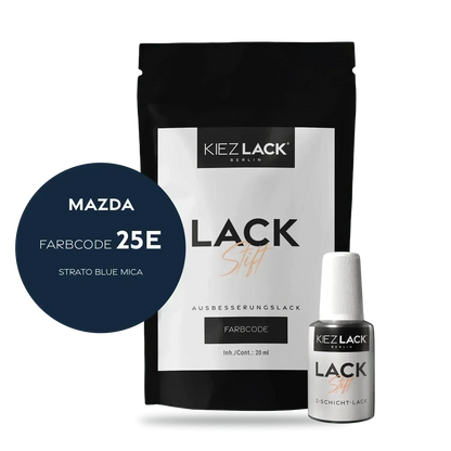 Kiezlack Lackstift Autolack Lackstift MAZDA 25E STRATO BLUE MICA