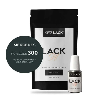 Kiezlack Lackstift Autolack Lackstift MERCEDES 300 PERIKLASGRUEN MET.
