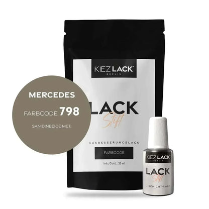 Kiezlack Lackstift Autolack Lackstift MERCEDES 798 SANIDINBEIGE MET.