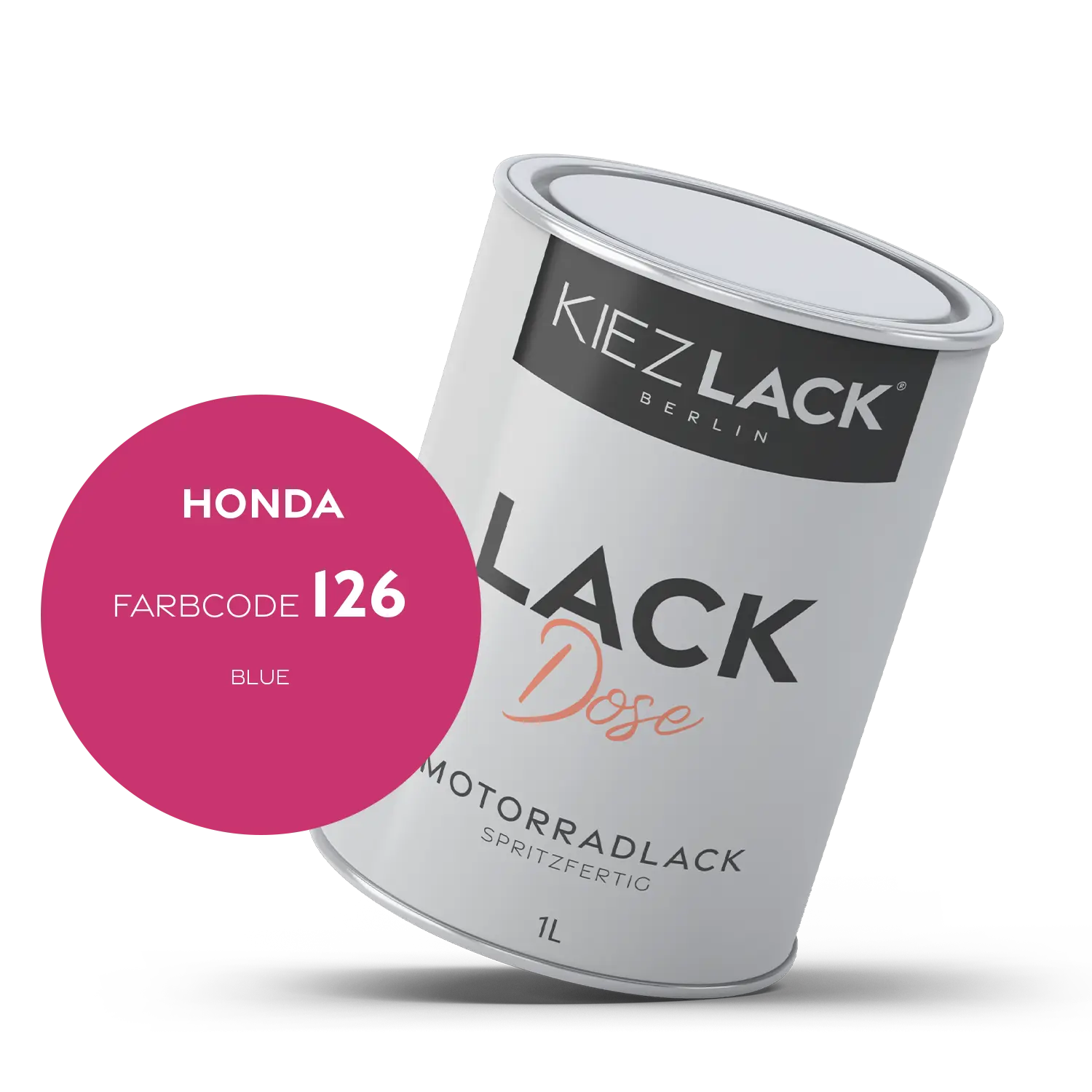 Kiezlack 1K Motorradlack Basislack Lackdose Honda 126 BLUE