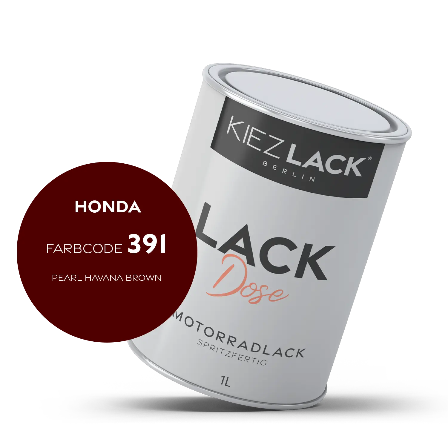 Kiezlack 1K Motorradlack Basislack Lackdose Honda 391 PEARL HAVANA BROWN