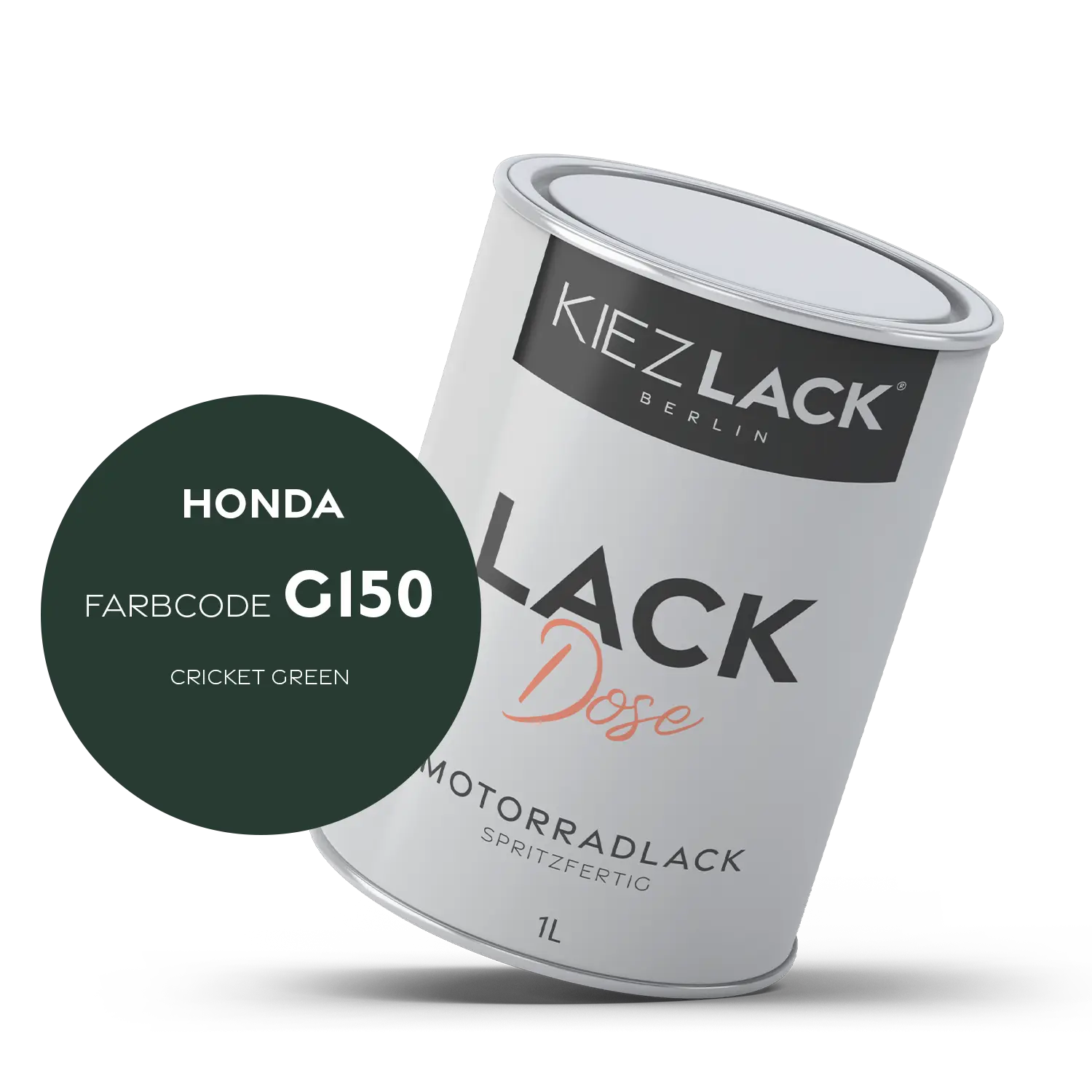 Kiezlack 1K Motorradlack Basislack Lackdose Honda G150 CRICKET GREEN
