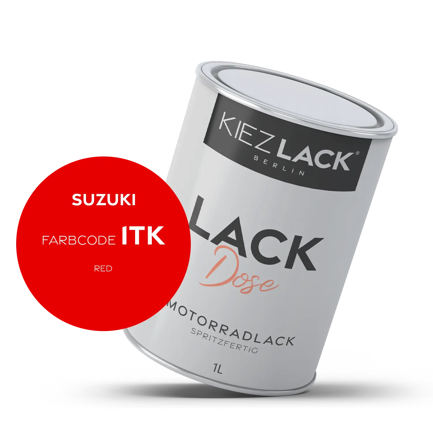 Kiezlack 1K Motorradlack Basislack Lackdose Suzuki 1TK RED