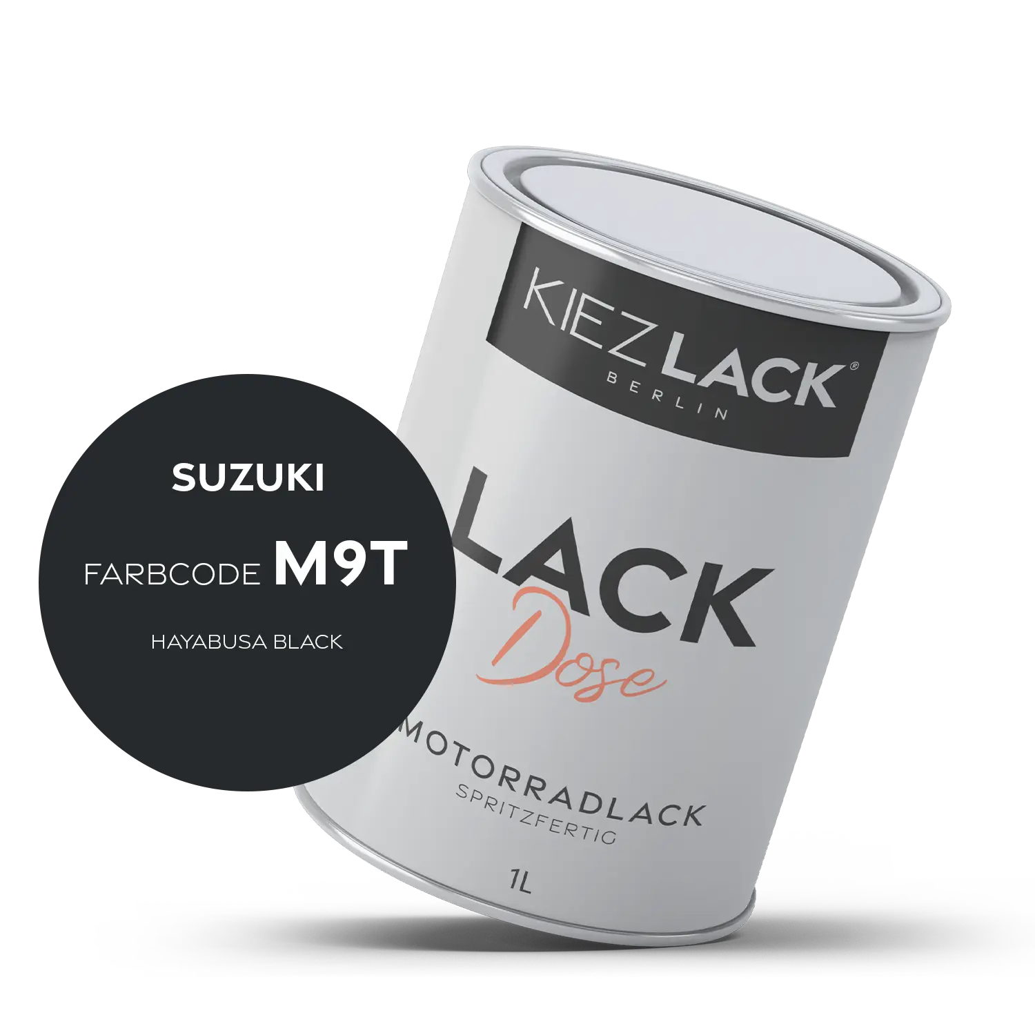 Kiezlack 1K Motorradlack Basislack Lackdose Suzuki M9T HAYABUSA BLACK