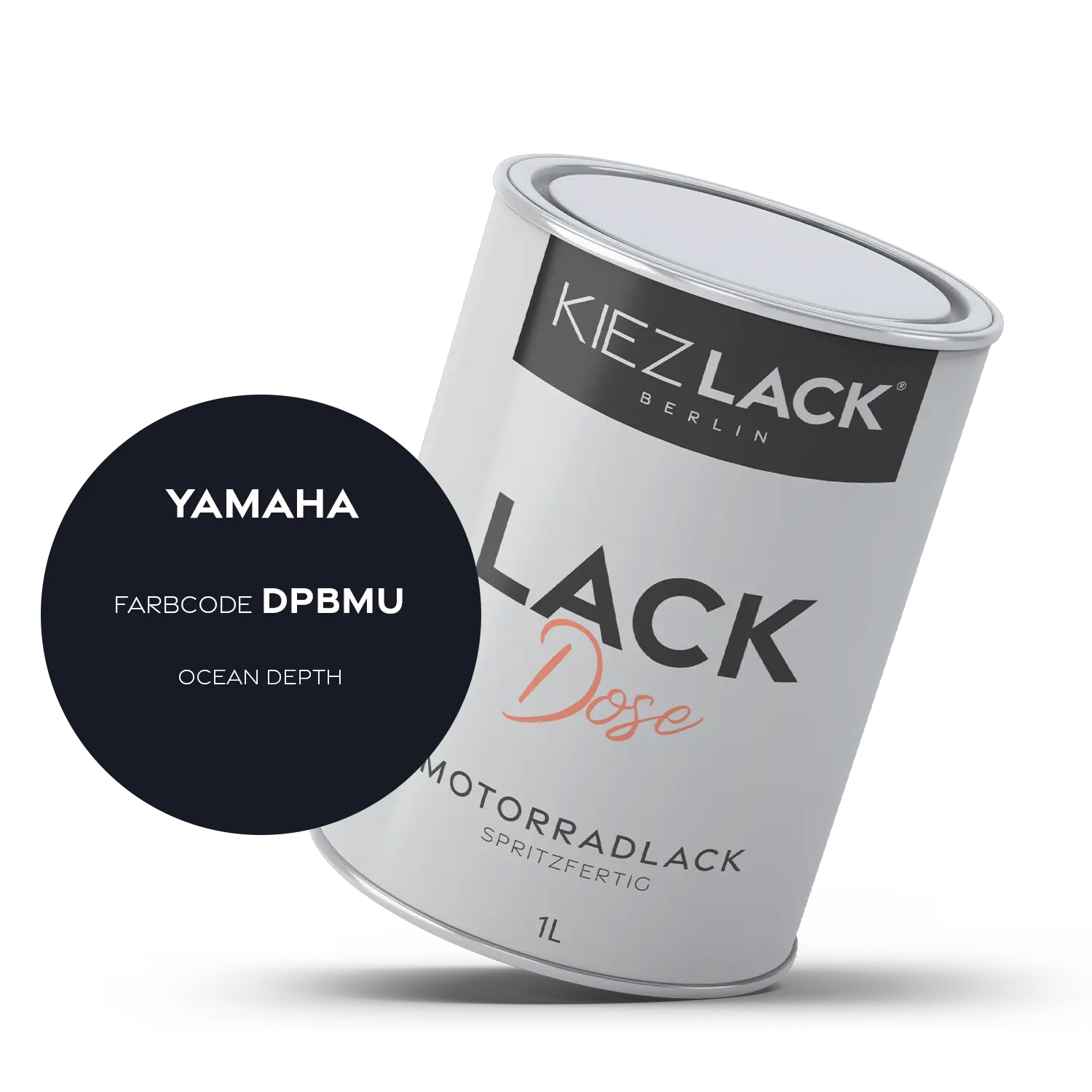 Kiezlack 1K Motorradlack Basislack Lackdose Yamaha DPBMU OCEAN DEPTH