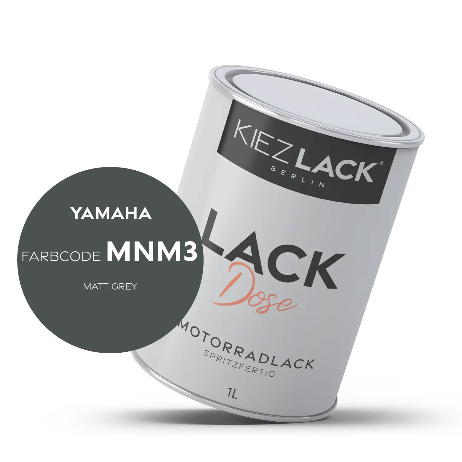 Kiezlack 1K Motorradlack Basislack Lackdose Yamaha MNM3 MATT GREY
