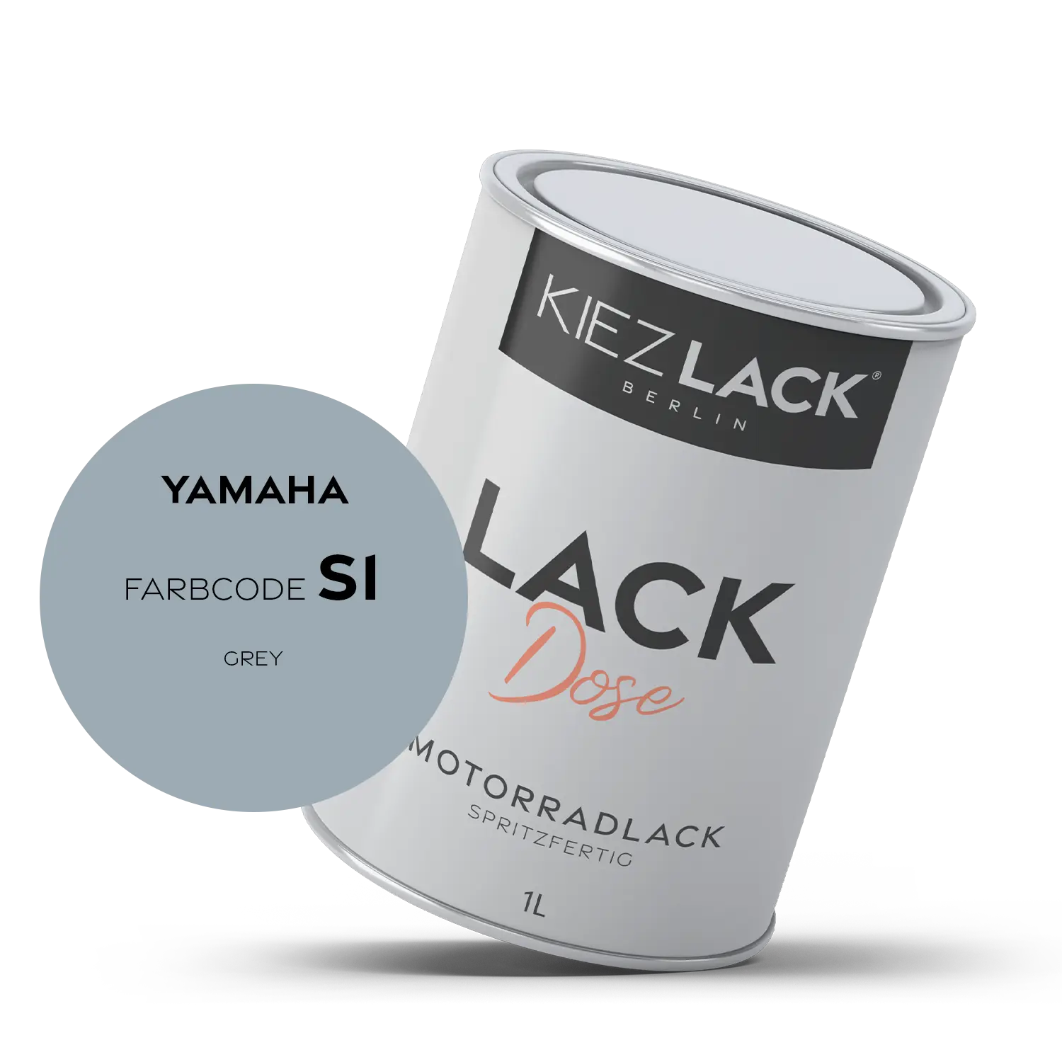 Kiezlack 1K Motorradlack Basislack Lackdose Yamaha S1 GREY