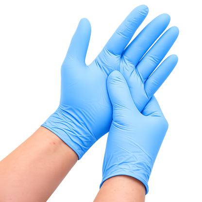 Kiezlack Nitrilhandschuhe Blau Werkstatt Einmalhandschuhe