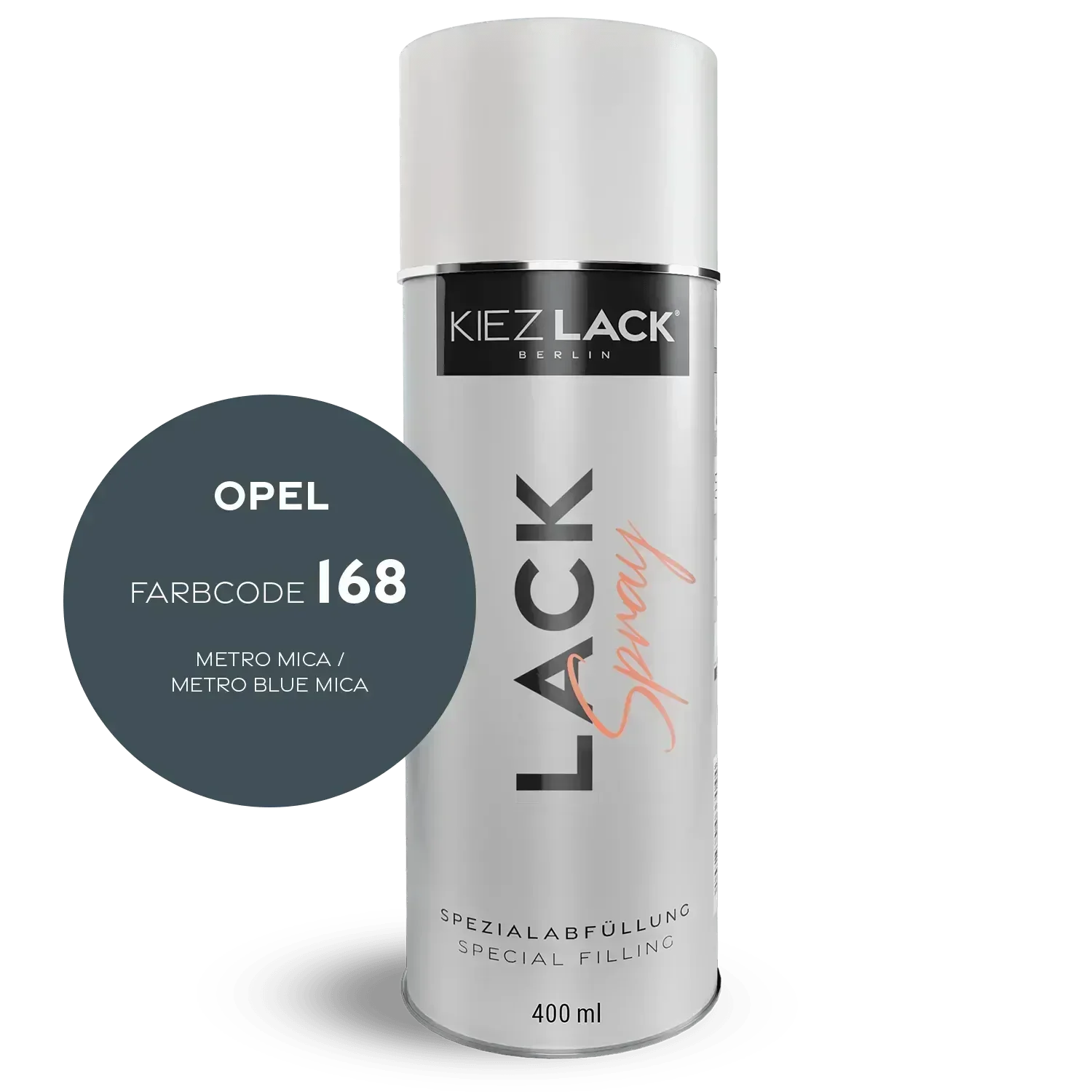 Kiezlack Lackspray Autolack Spraydose OPEL 168 METRO MICA