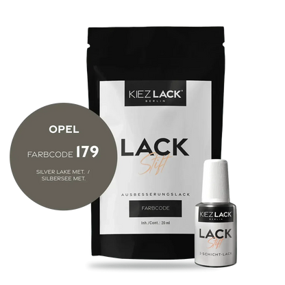 Kiezlack Lackstift Autolack Lackstift OPEL 179 SILVER LAKE MET.