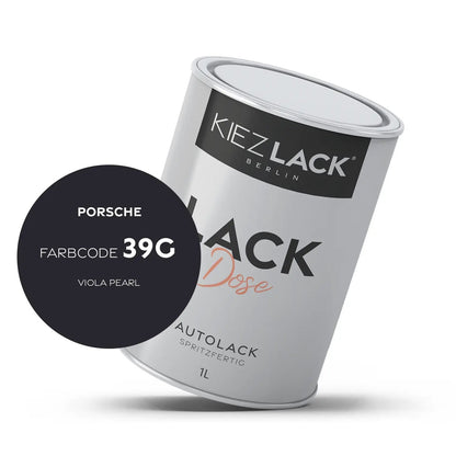 Kiezlack 1K Autolack Lackdose Basislack spritzfertig PORSCHE 39G VIOLA PEARL
