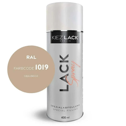 Kiezlack Lackspray Autolack Spraydose RAL 1019 GRAUBEIGE