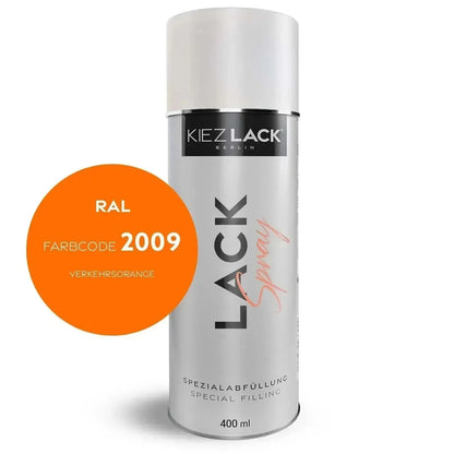 Kiezlack Lackspray Autolack Spraydose RAL 2009 VERKEHRSORANGE